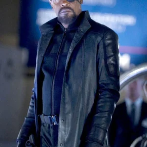 Nick Fury The First Avengers Leather Trench Coat