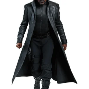 Movie The First Avengers Nick Fury Leather Trench Coat