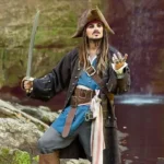 Captain Jack Sparrow Pirates Of The Caribbean Trench Coat