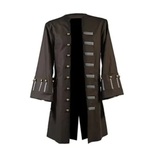 Captain Jack Sparrow Cosplay Cotton Trench Coat