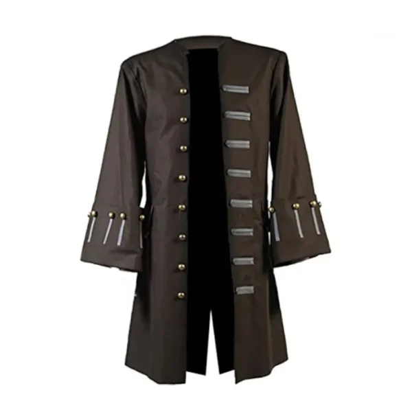 Captain Jack Sparrow Cosplay Cotton Trench Coat