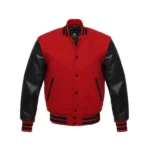 Letterman Red Varsity Jacket For Men And Women