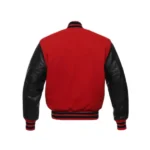 Red Letterman Wool Unisex Varsity Jacket