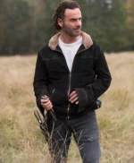 Rick Grimes Walking Dead S05 Suede Leather Jacket