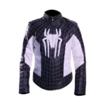 Spiderman DC Cosplay Costume Black Leather Jacket