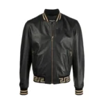Maxilmilian Ted Lasso Black Bomber Leather Jacket