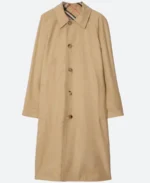 The Dig Carey Mulligan Beige Cotton Trench Coat
