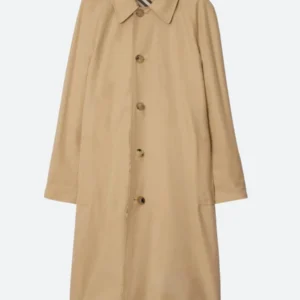 The Dig Carey Mulligan Beige Cotton Trench Coat