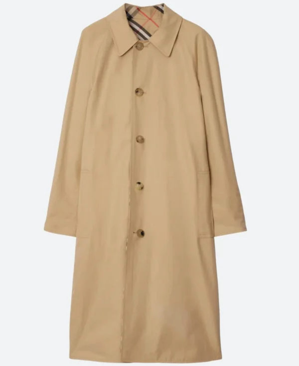 The Dig Carey Mulligan Beige Cotton Trench Coat