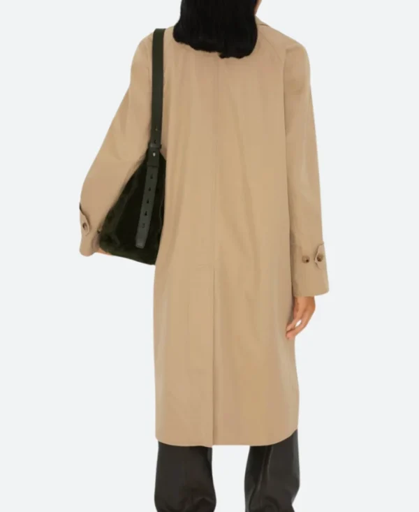 Carey Mulligan The Dig Beige Cotton Trench Coat