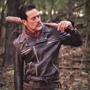 The Walking Dead Negan Jeffrey Dean Morgan Leather Jacket