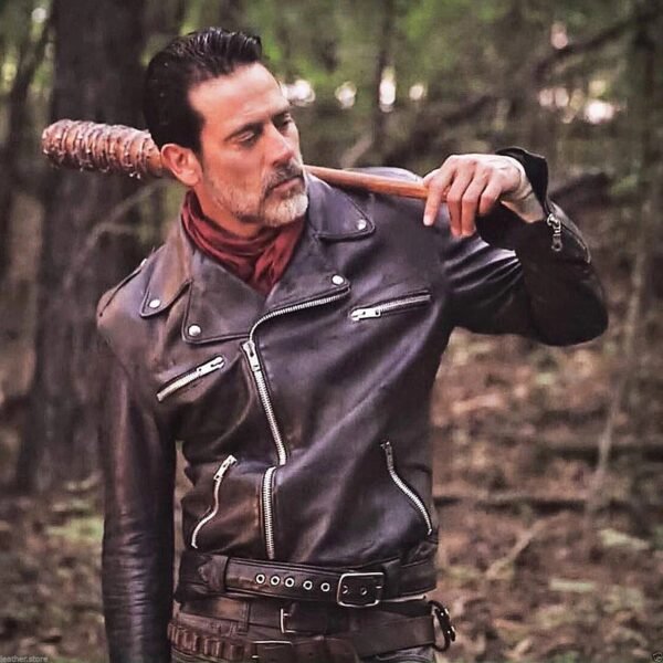 The Walking Dead Negan Jeffrey Dean Morgan Leather Jacket