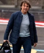 Movie Mission Impossible Tom Cruise 2025 Blue Puffer Jacket