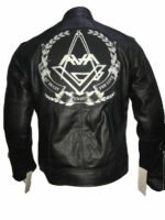 Singer Tim Delonge Love Black Real Leather Jacket
