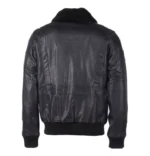 Movie Top Gun Maverick Bomber Black Leather Jacket