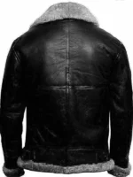 Aviator Fighter B3 Black Shearling Leather Jacket