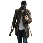 Watch Dogs Aiden Pearce Leather Trench Coat