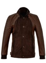 Daniel Redcliff Movie Horns Brown Real Leather Jacket