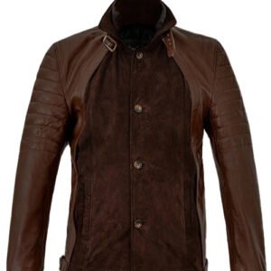 Daniel Redcliff Movie Horns Brown Real Leather Jacket