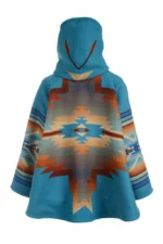 Tv Series Yellowstone Beth Dutton Blue Woolen Coat