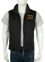 Tv Series Yellowstone Kevin Costner Black Wool Vest