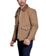 Tv Series Yellowstone Kevin Costner Quilted Brown Jacket