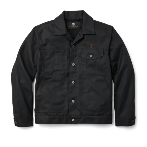 Rip Wheeler Tv Series Yellowstone Black Suede Leather Jacket