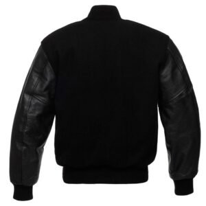 Black Varsity Jacket For Men And Women