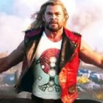 Movie Thor Love And Thunder Red Leather Vest