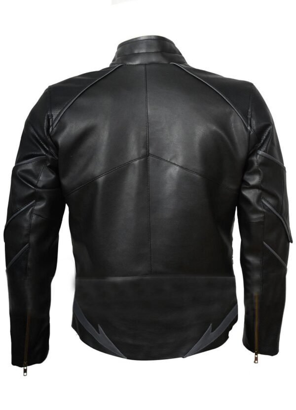 Teddy Sears Hunter Zolomon Zoom Flash Real Leather Jacket
