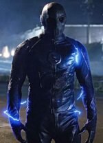 The Flash Teddy Sears Cosplay Black Leather Jacket