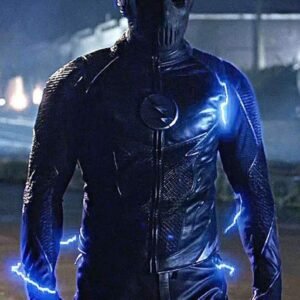 The Flash Teddy Sears Cosplay Black Leather Jacket