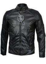 Teddy Sears The Flash Cosplay Real Black Real leather Jacket