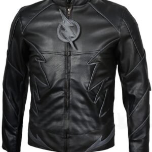 Teddy Sears The Flash Cosplay Real Black Real leather Jacket