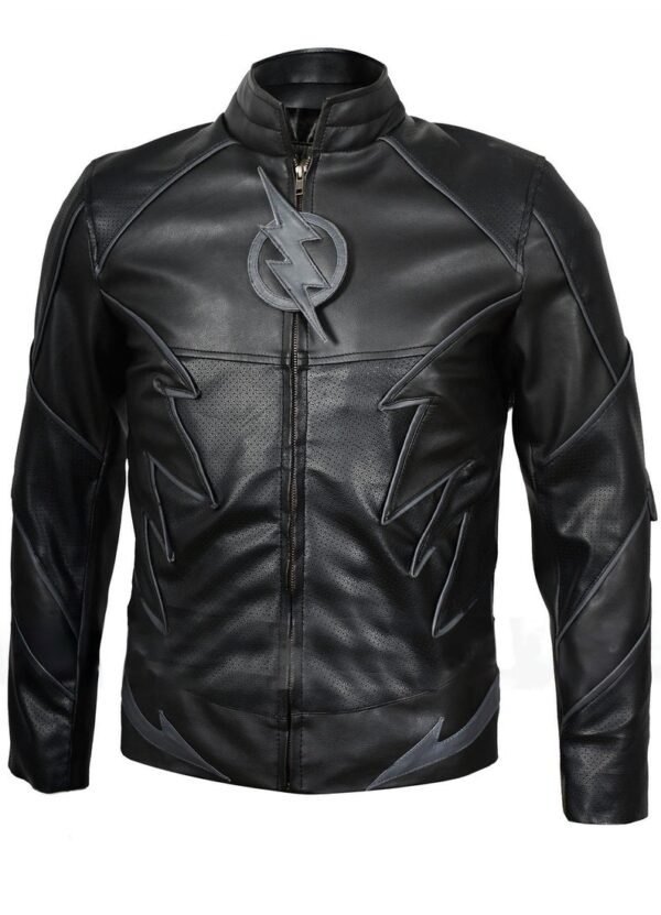 Teddy Sears The Flash Cosplay Real Black Real leather Jacket