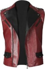 Movie Thor Love And Thunder Thor Red Leather Vest