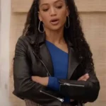 Olivia Baker All American S05 Black Cropped Jacket