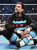 CM Punk WWE Night of Champions 2025 Varsity Jacket
