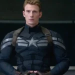 Chris Evans The Avengers Captain America Blue Jacket