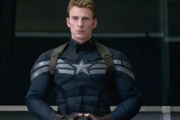 Chris Evans The Avengers Captain America Blue Jacket