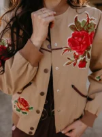 Cowgirl Rose 2025 Cotton Bomber Jacket