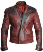 Guardians Of The Galaxy Vol 2 Marron Real Leather Jacket