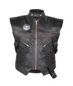 Hawkeye The Avengers Brown Leather Vest
