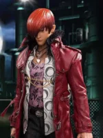 King of Fighters Iori Yagami Red Leather Coat