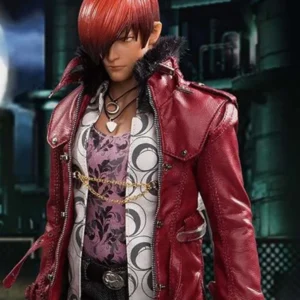 King of Fighters Iori Yagami Red Leather Coat