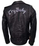 Johnny Depp Black Biker Real Leather Jacket