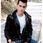 Johnny Depp Cry Baby Biker Leather Jacket