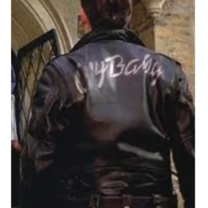 Johnny Depp Cry Baby Black Real Leather Jacket