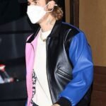 Justin Bieber Tricolor Bomber Jacket