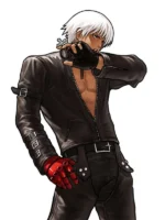 K Dash King of Fighter Black Leather Jacket